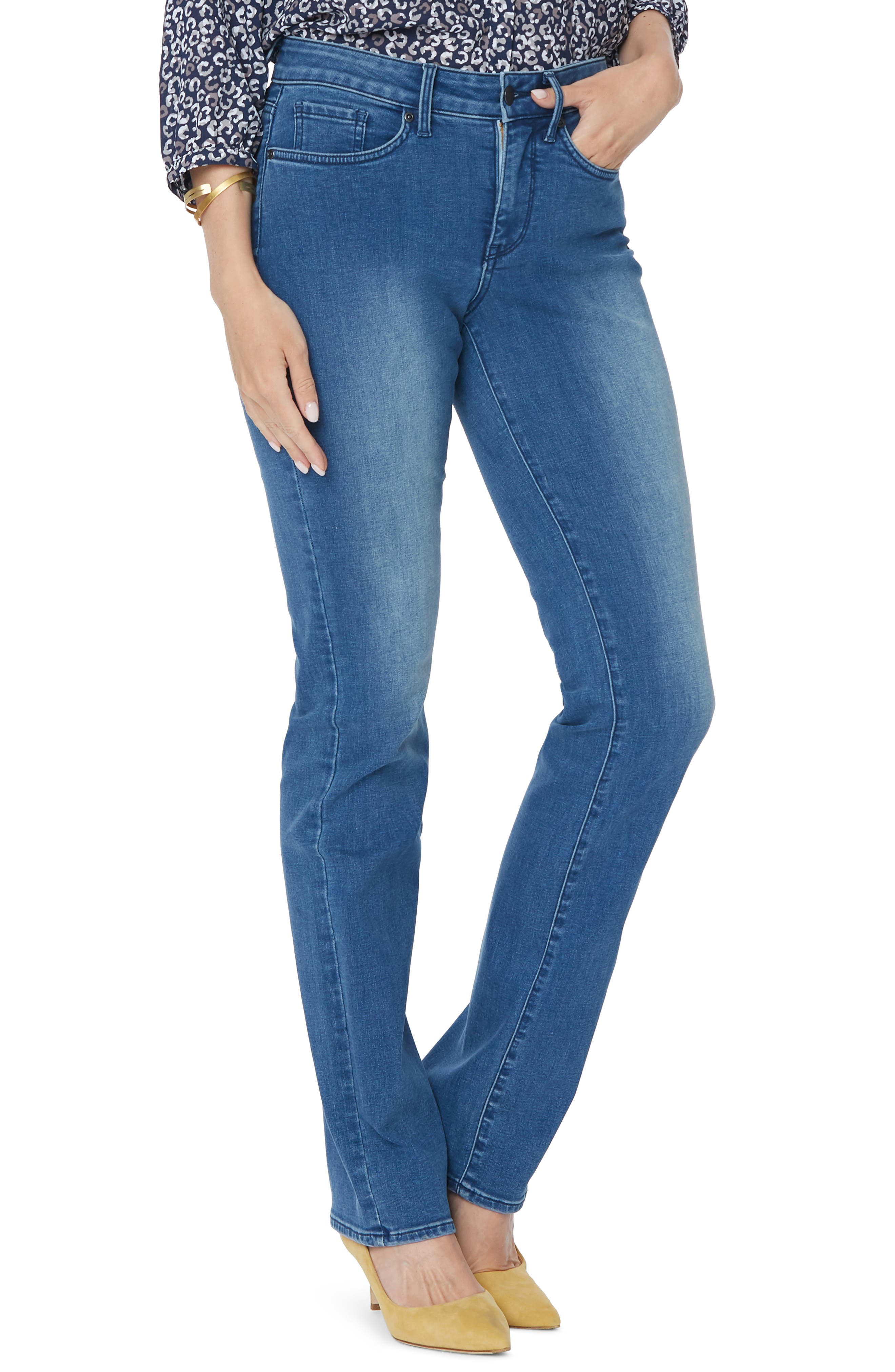 NYDJ Womens Marilyn Straight Leg Denim Jean NYDJ Womens Marilyn Straight Leg Denim Jean